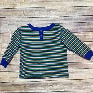 Hanna Andersson Thermal Striped Long Sleeve Top 2